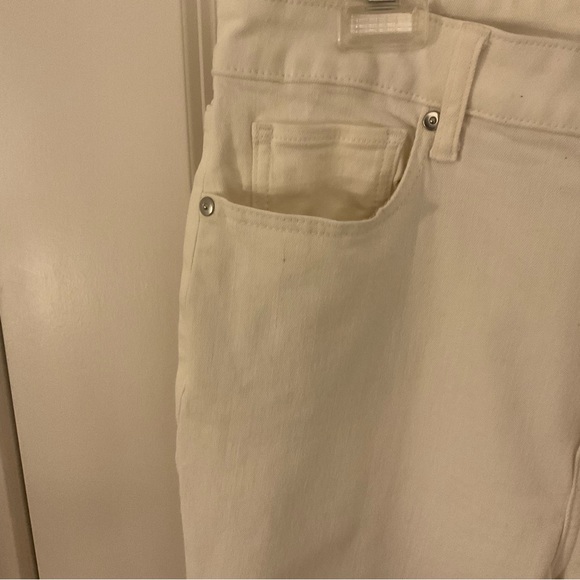 Elizabeth and James off White Jeans high rise plus size 14 flare leg boot - Picture 3 of 7